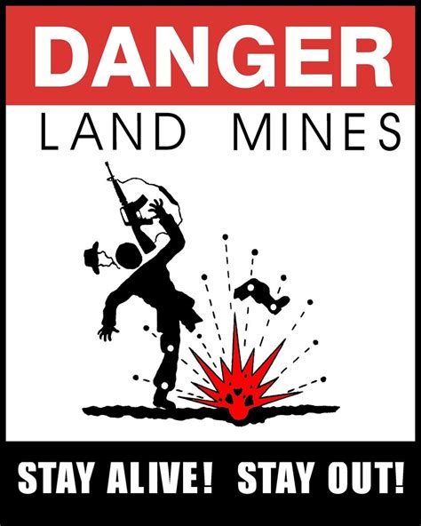 land mine